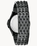  Shop Authentic Bulova Crystal Collection Phantom Black Dial Black Steel Strap Watch for Men - 98A240 - Luxxuri