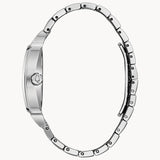  Shop Authentic Bulova Phantom Swarovski Crystal Pave Silver Dial Silver Steel Strap Watch for Men - 98B296 - Luxxuri
