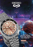  Shop Authentic Seiko 5 Sports GMT Thong Sia Limited Edition Brown Dial Silver Steel Strap Watch for Men - SSK043K1 - Luxxuri