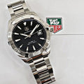  Shop Authentic Tag Heuer Aquaracer Automatic Black Dial Silver Steel Strap Watch for Men - WAY2110.BA0928 - Luxxuri