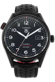  Shop Authentic Tag Heuer Carrera Calibre 5 Drive Timer Black Dial Black Leather Strap Watch for Men - WAR2A80.FC6337 - Luxxuri