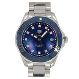  Shop Authentic Tag Heuer Aquaracer Diamonds Blue Dial Silver Steel Strap Watch for Women - WAY131L.BA0748 - Luxxuri
