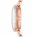  Shop Authentic Emporio Armani Rosa Quartz Mother of Pearl Black Dial Rose Gold Steel Strap Watch For Women - AR11372 - Luxxuri