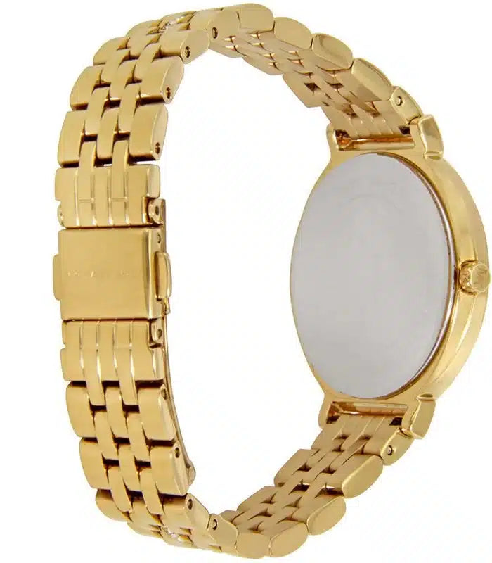  Shop Authentic Michael Kors Cinthia Quartz Gold Dial Gold Steel Strap Watch For Women - MK3681 - Luxxuri