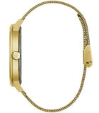  Shop Authentic Guess Iconic Quartz Gold Dial Gold Mesh Bracelet Watch For Women - GW0527L2 - Luxxuri