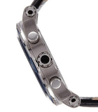  Shop Authentic Guess Pinnacle Chronograph Quartz Blue Dial Black Leather Strap Watch For Men - W0673G4 - Luxxuri