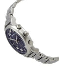  Shop Authentic Emporio Armani Luigi Chronograph Blue Dial Silver Steel Strap Watch For Men - AR11132 - Luxxuri
