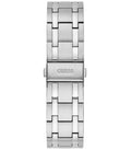 Guess Horizon Chronograph Quartz Black Dial Silver Steel Strap Watch For Men - W0379G1