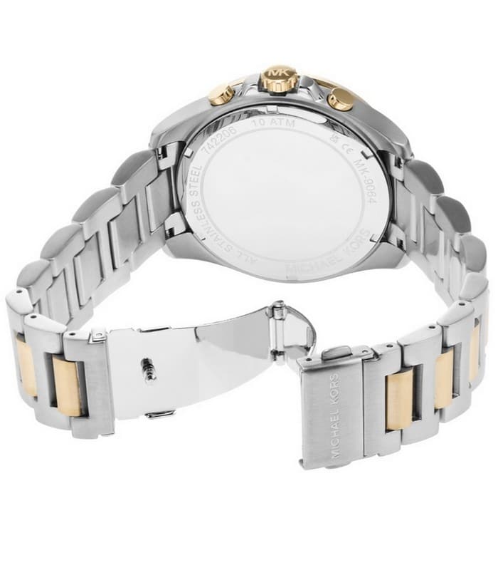  Shop Authentic Michael Kors Brecken Chronograph White Dial Two Tone Steel Strap Watch For Men - MK9064 - Luxxuri