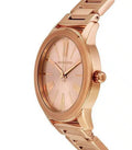  Shop Authentic Michael Kors Hartman Rose Gold Dial Rose Gold Steel Strap Watch For Women - MK3491 - Luxxuri