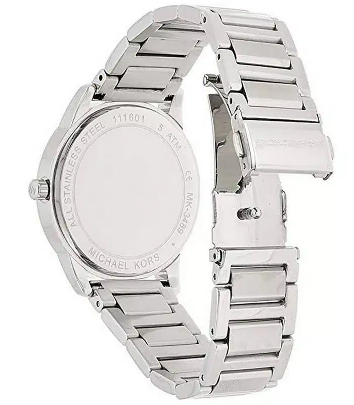 Shop Authentic Michael Kors Hartman Quartz Silver Dial Silver Steel Strap Watch For Women - MK3489 - Luxxuri