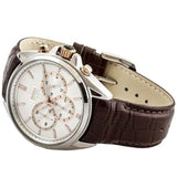  Shop Authentic Hugo Boss Driver Quartz Silver Dial Brown Leather Strap Watch For Men - HB1512881 - Luxxuri