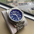  Shop Authentic Breitling Colt Automatic 44mm Blue Dial Silver Steel Strap Mens Watch - A1738811/C906/173A - Luxxuri