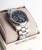  Shop Authentic Michael Kors Hunger Stop 100 Series Navy Blue Dial Silver Steel Strap Watch for Women - MK5814 - Luxxuri