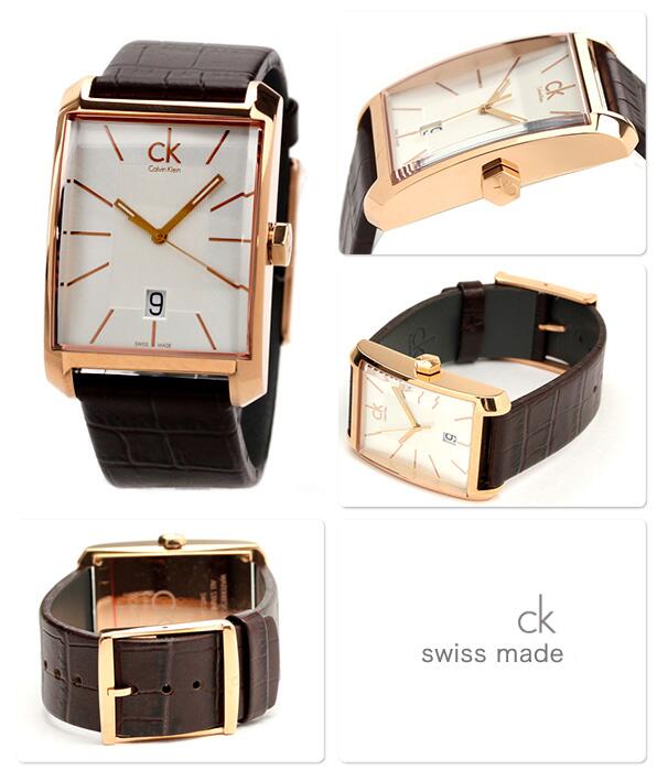  Shop Authentic Calvin Klein Window Silver Dial Brown Leather Strap Watch for Men - K2M21620 - Luxxuri