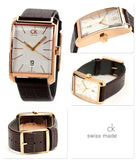  Shop Authentic Calvin Klein Window Silver Dial Brown Leather Strap Watch for Men - K2M21620 - Luxxuri