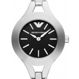  Shop Authentic Emporio Armani Classic Quartz Black Dial Silver Steel Strap Watch For Women - AR7328 - Luxxuri