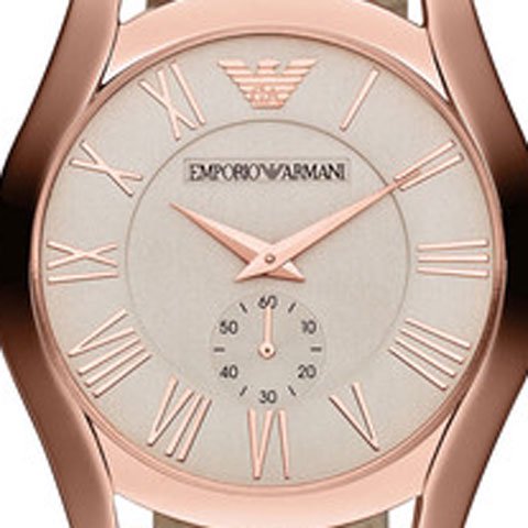  Shop Authentic Emporio Armani Valente Analog Beige Dial Beige Leather Strap Watch For Men - AR1667 - Luxxuri