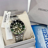  Shop Authentic Seiko 5 Sports SKX GMT Automatic Green Dial Silver Steel Strap Watch For Men - SSK035K1 - Luxxuri