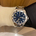 Shop Authentic Tag Heuer Aquaracer Blue Dial Watch for Men - WAY2012.BA0927 - Luxxuri