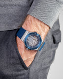  Shop Authentic Maserati Potenza Automatic Skeleton Dial Blue Rubber Strap Watch For Men - R8821108035 - Luxxuri