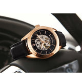  Shop Authentic Maserati Traguardo Automatic Black Skeleton Dial Black Leather Strap Watch For Men - R8821112001 - Luxxuri
