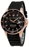  Shop Authentic Maserati SFIDA Automatic Black Dial Black Rubber Strap Watch For Men - R8821140001 - Luxxuri