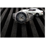  Shop Authentic Maserati Ricordo Automatic Skeleton Silver Dial Silver Steel Strap Watch For Men - R8823133005 - Luxxuri