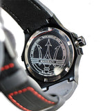  Shop Authentic Maserati Potenza 3H STR Black Dial 42mm Leather Strap Watch For Men - R8851108010 - Luxxuri