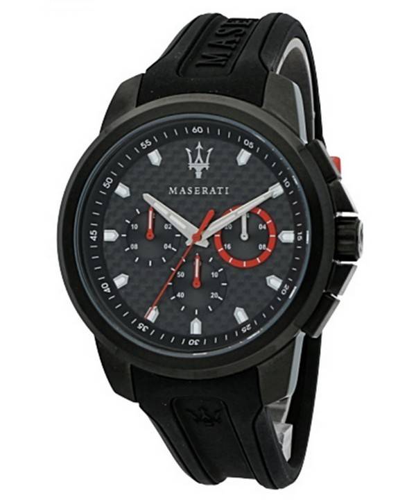  Shop Authentic Maserati SFIDA Chronograph Quartz Stainless Steel Black Dial Watch For Men - R8851123007 - Luxxuri