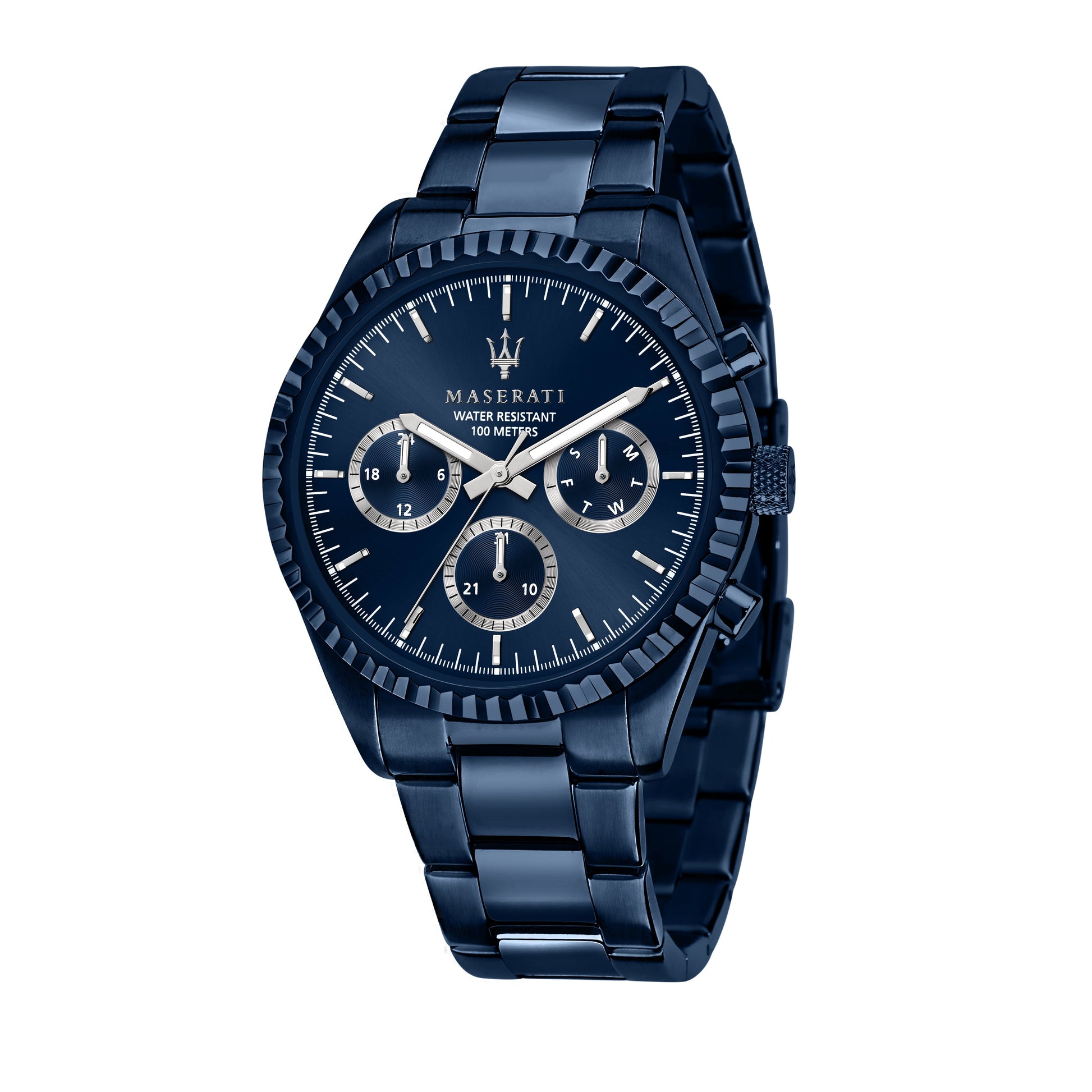  Shop Authentic Maserati Blue Edition Collection 43m Blue Dial Stainless Steel Watch For Men - R8853100025 - Luxxuri