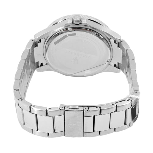  Shop Authentic Maserati SFIDA Chronograph Black Dial Silver Steel Strap Watch For Men - R8853140005 - Luxxuri