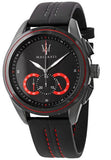 Shop Authentic Maserati Traguardo Chronograph Black Dial Black Leather Strap Watch for Men - R8871612023 - Luxxuri