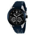  Shop Authentic Maserati Traguardo Chronograph Blue Dial Black Silicone Strap Watch For Men - R8871612046 - Luxxuri