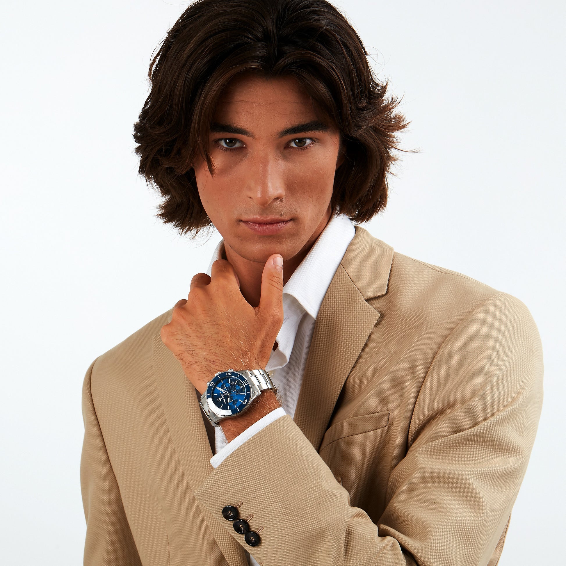  Shop Authentic Maserati Competizione Chronograph Blue Dial Silver Steel Strap Watch For Men - R8873600002 - Luxxuri