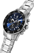  Shop Authentic Maserati Competizione Chronograph Blue Dial Silver Steel Strap Watch For Men - R8873600009 - Luxxuri