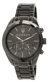  Shop Authentic Maserati Traguardo Gun Metal Dial Grey Steel Strap Watch For Men - R8873612002 - Luxxuri