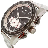  Shop Authentic Maserati Traguardo Chronograph Black Dial Silver Mesh Bracelet Watch For Men - R8873612008 - Luxxuri