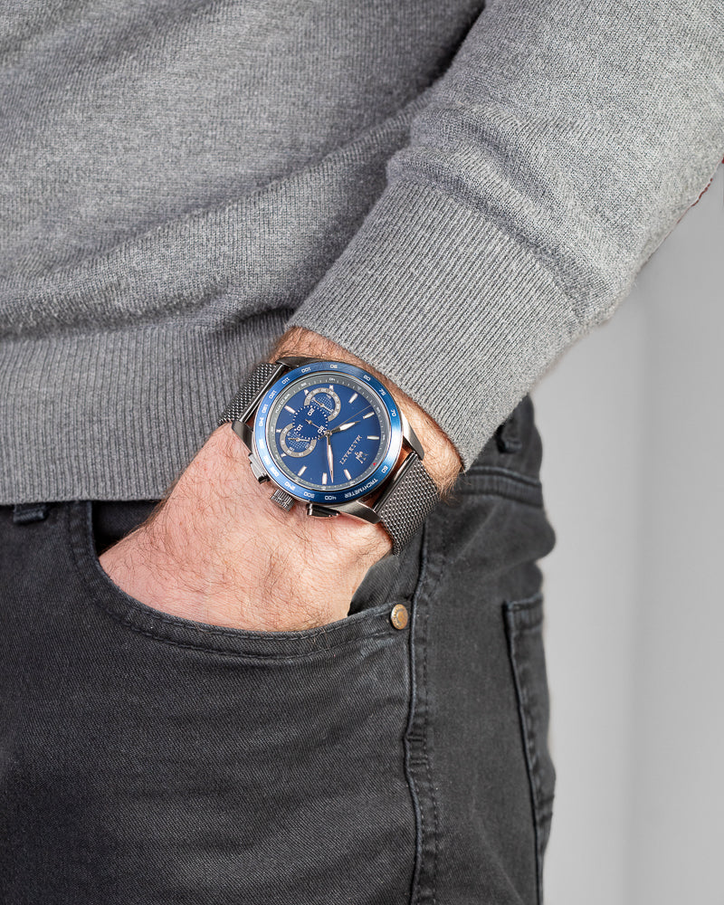  Shop Authentic Maserati Traguardo 45mm Chronograph Blue Dial Watch For Men - R8873612009 - Luxxuri