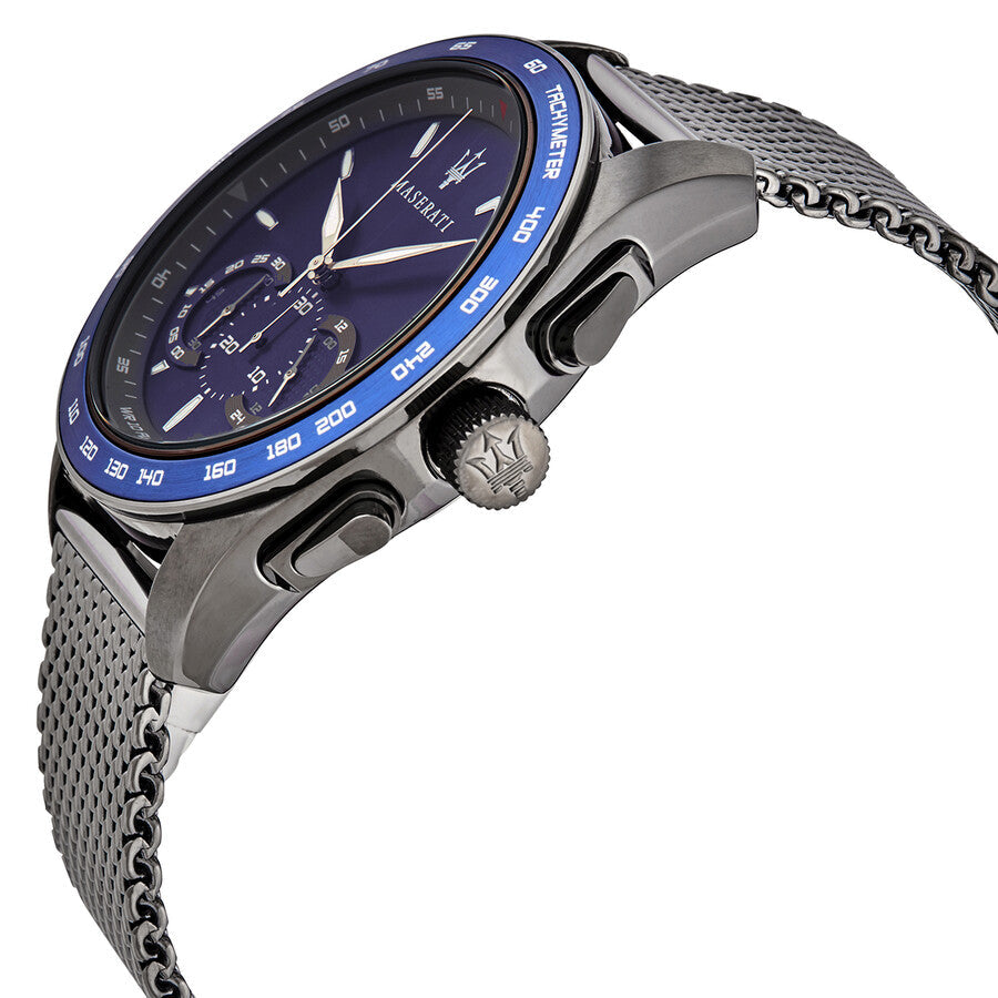  Shop Authentic Maserati Traguardo 45mm Chronograph Blue Dial Watch For Men - R8873612009 - Luxxuri