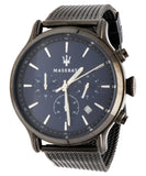  Shop Authentic Maserati Epoca Black Edition Blue Dial Black Mesh Bracelet Watch For Men - R8873618008 - Luxxuri