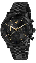  Shop Authentic Maserati Epoca Chronograph Limited Edition Black Dial Black Steel Strap Watch For Men - R8873618020 - Luxxuri