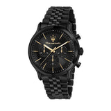  Shop Authentic Maserati Epoca Chronograph Limited Edition Black Dial Black Steel Strap Watch For Men - R8873618020 - Luxxuri
