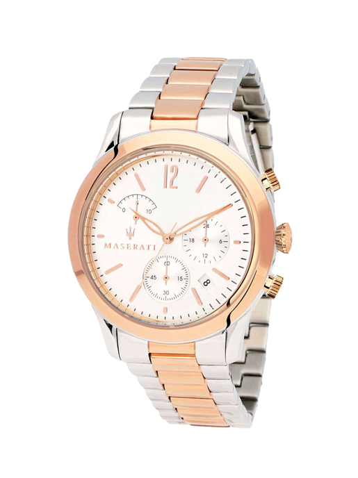  Shop Authentic Maserati Tradizione White Dial Two Tone Stainless Steel Strap Watch For Men - R8873625001 - Luxxuri