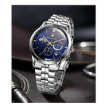  Shop Authentic Maserati Ricordo Chronograph Blue Dial Silver Steel Strap Watch For Men - R8873633001 - Luxxuri