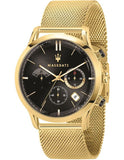  Shop Authentic Maserati Ricordo Chronograph Black Dial Stainless Steel Mesh Bracelet Watch For Men - R8873633003 - Luxxuri