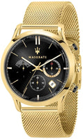  Shop Authentic Maserati Ricordo Chronograph Black Dial Stainless Steel Mesh Bracelet Watch For Men - R8873633003 - Luxxuri