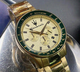  Shop Authentic Maserati SFIDA Quartz Yellow Dial Gold Strap Watch For Men - R8873640005 - Luxxuri