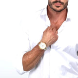  Shop Authentic Maserati Stile Chronograph White Dial Two Tone Steel Strap Watch For Men - R8873642009 - Luxxuri