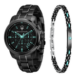 Shop Authentic Maserati Aqua Edition Quartz Precision Chronograph Black Dial Watch For Men - R8873644003 - Luxxuri